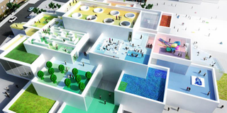 Illustration for article titled Lego comienza a construir su próxima gran sede (y tú también puedes)